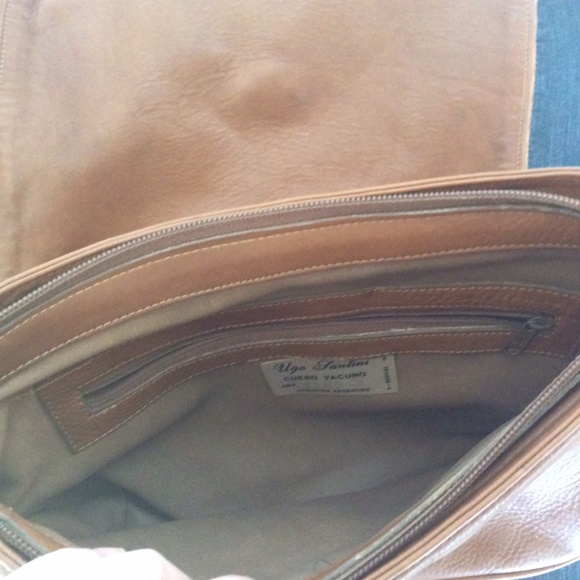 Vintage Ugo Santini Leather Crossbody Bag - Picture 6 of 8